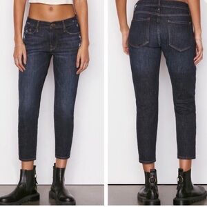 FRAME Le Garcon Crop Boyfriend Jeans In solana size 27